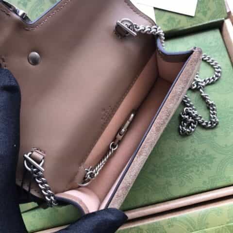 Gucci Dionysus超迷你斜挎包包 476432 帆布/卡其