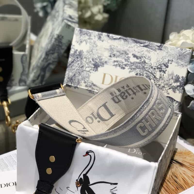 Dior 岩石灰復古肩带