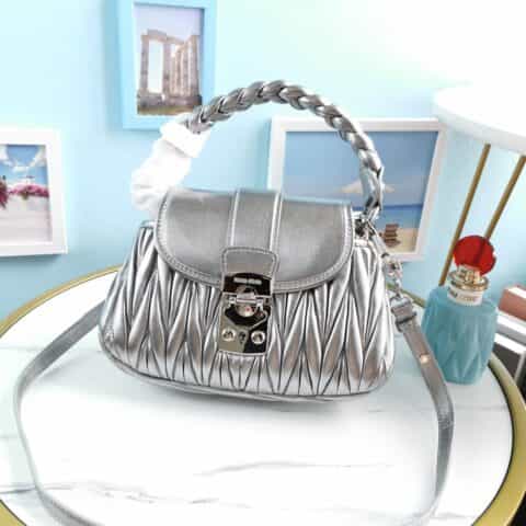 MIUMIU缪缪顶级进口小羊皮新款手袋5BH188