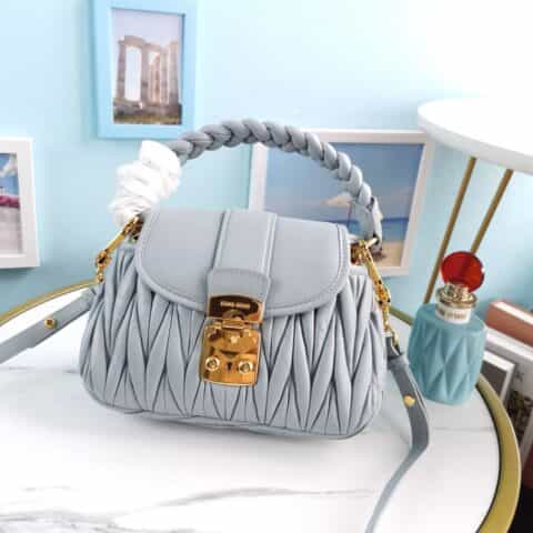 MIUMIU缪缪顶级进口小羊皮新款手袋5BH188