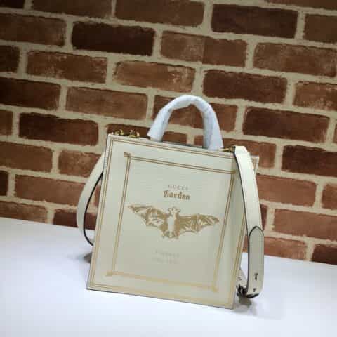 GUCCI古驰蝙蝠图案装饰手提斜挎托特包513909