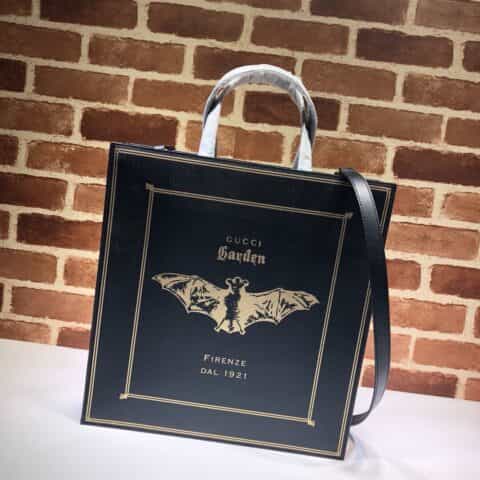 GUCCI古驰蝙蝠图案装饰手提斜挎托特包513908