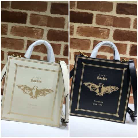GUCCI古驰蝙蝠图案装饰手提斜挎托特包513909