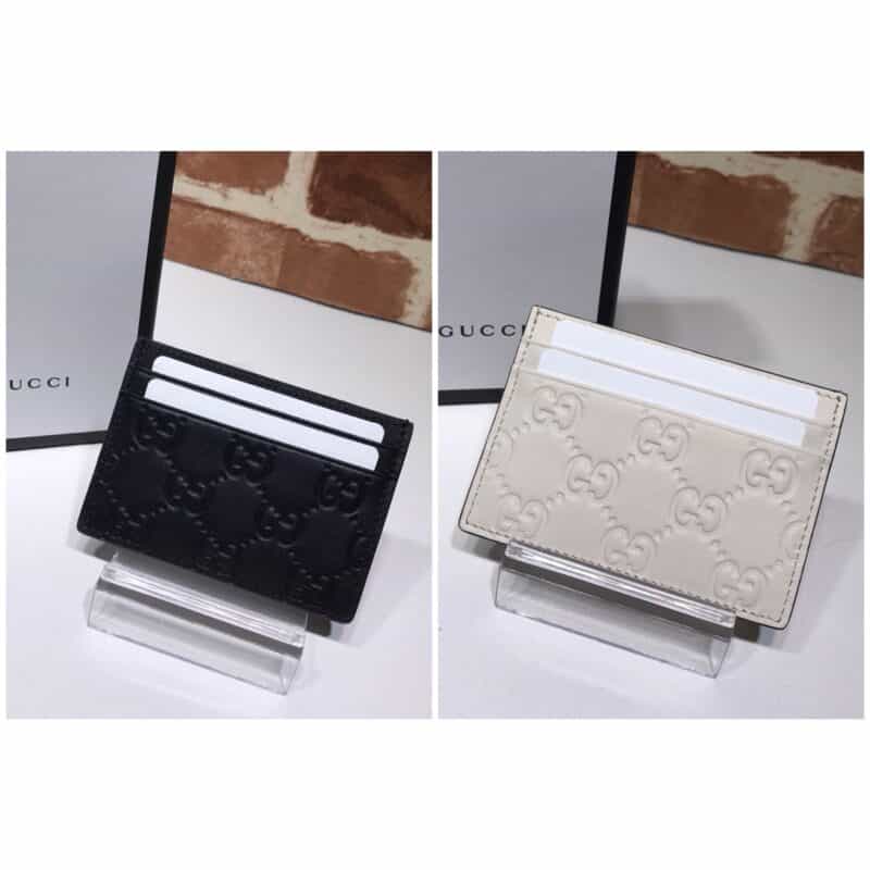 GUCCI古驰Signature皮革卡片夹473927