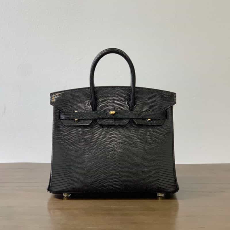 Hermès爱马仕 Birkin 25 蜥蜴皮 金扣 全手工 BK25