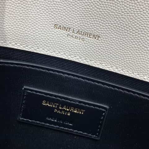 Saint laurent Ysl Kate 20 bag 474366白色金扣