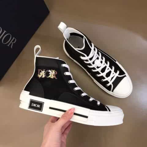 DIOR迪奥   D x Kwas 2021ss系列情侣款高帮鞋