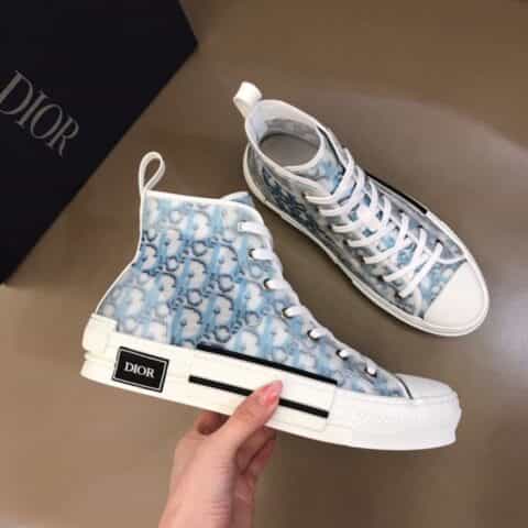 DIOR迪奥   D x Kwas 2021ss系列情侣款高帮鞋