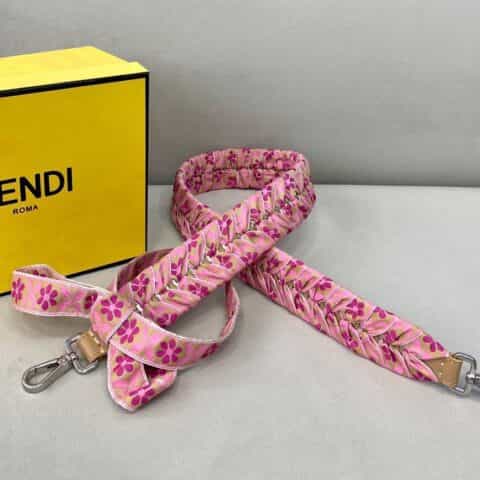 FENDI芬迪彩色编织长肩带850