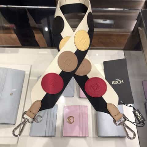 FENDI芬迪立体双F标志肩带897