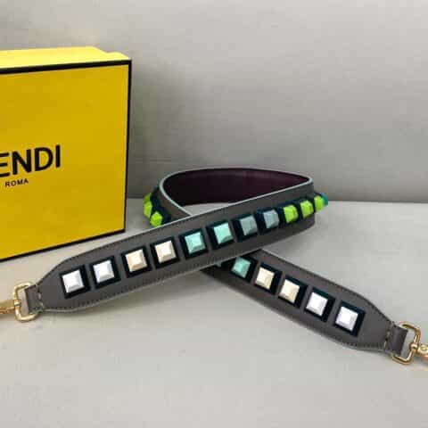 FENDI芬迪彩虹钻炫彩长肩带803