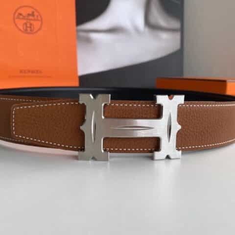 Hermès 爱马仕—Fareest皮带扣&双面皮腰带38厘米