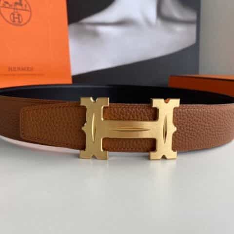 Hermès 爱马仕—Fareest皮带扣&双面皮腰带38厘米
