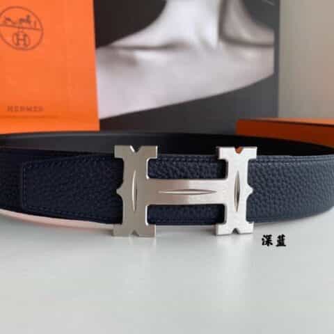 Hermès 爱马仕—Fareest皮带扣&双面皮腰带38厘米