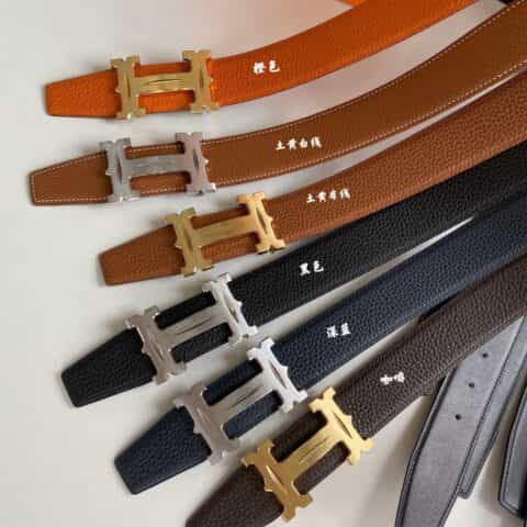 Hermès 爱马仕—Fareest皮带扣&双面皮腰带38厘米