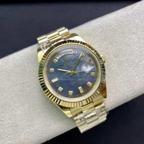稀缺款 BP 劳力士 贝母盘全金 星期日志系列 2836机芯 40mm 三珠表带