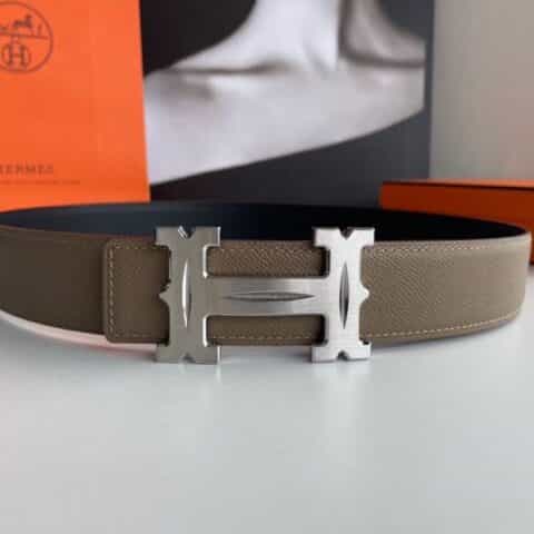 Hermès 爱马仕—Fareest皮带扣&手掌纹牛皮腰带38厘米