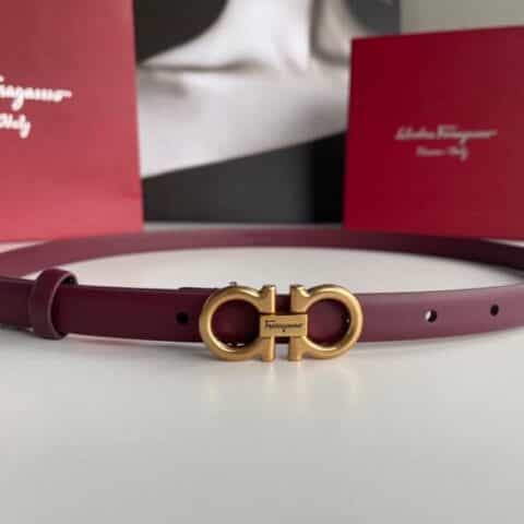 Ferragamo菲拉格慕   女士经典1.5cm细款腰带