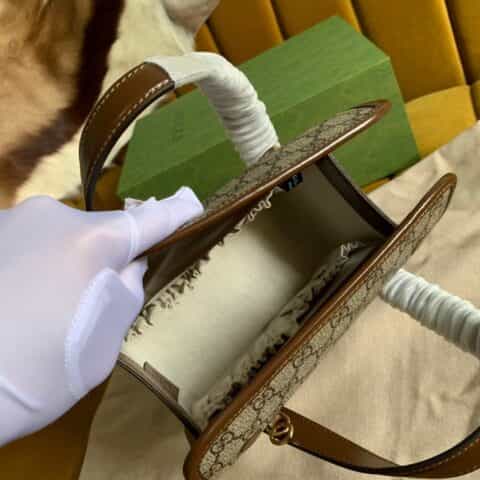 Gucci 马衔扣1955系列迷你手提波土顿包645453 92TCG 8563