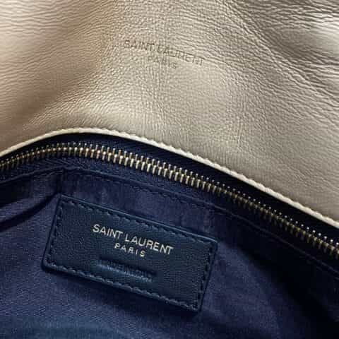Saint laurent Ysl LouLou Puffer绗缝小羊皮包 577476小号杏色