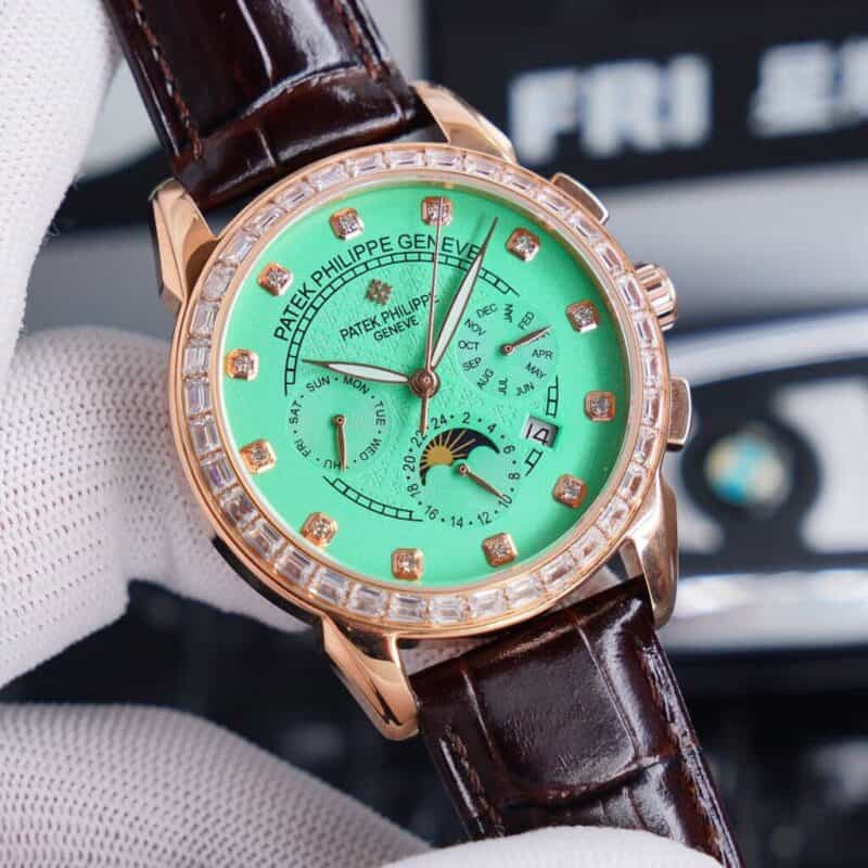 百达翡丽复杂功能计时系列进口9100多功能机芯腕表