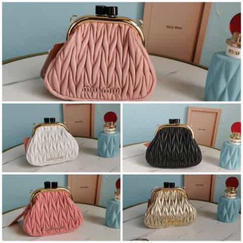 MIUMIU缪缪Cloquet进口小羊皮Belle迷你美人包5BP016