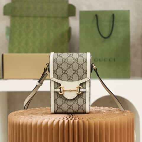 Gucci 马衔扣1955系列迷你手机包 625615 92TCG 9761