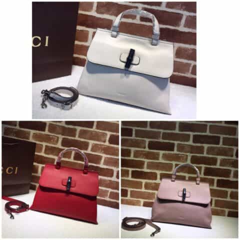 GUCCI古驰竹节扣手提单肩斜挎包392013