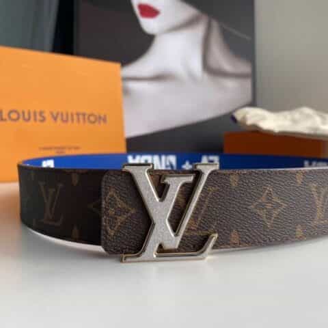 LV/路易威登   Monogram  Eclipse帆布SHAPE40毫米双面腰带