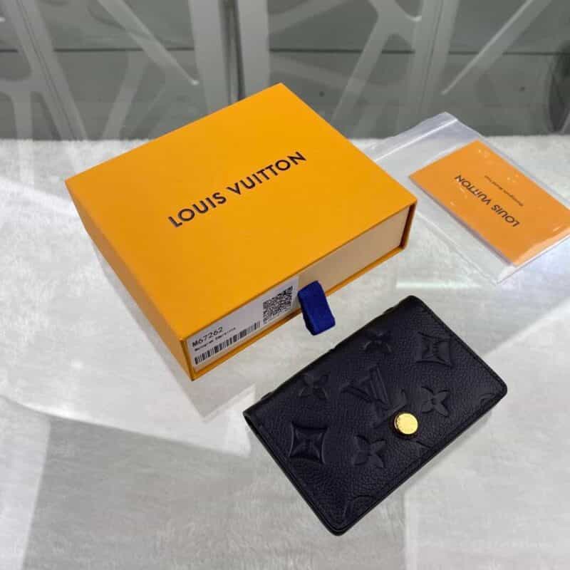 Louis Vuitton M67262 LV Multicartes card holder in Black Monogram