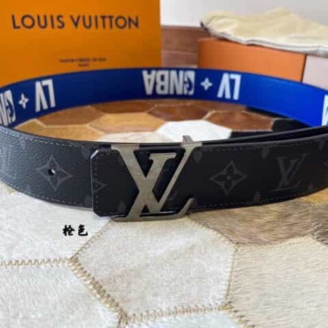 LV/路易威登   Eclipse帆布SHAPE40毫米双面腰带