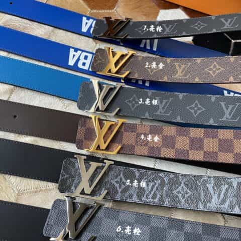 LV/路易威登   Eclipse帆布SHAPE40毫米双面腰带