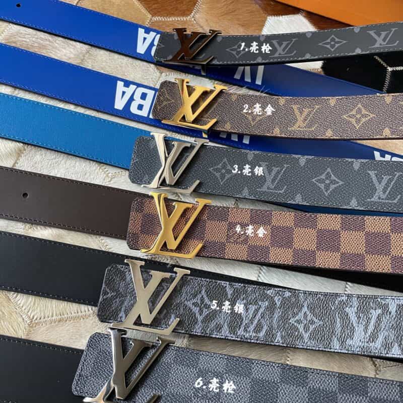 LV/路易威登   Eclipse帆布SHAPE40毫米双面腰带