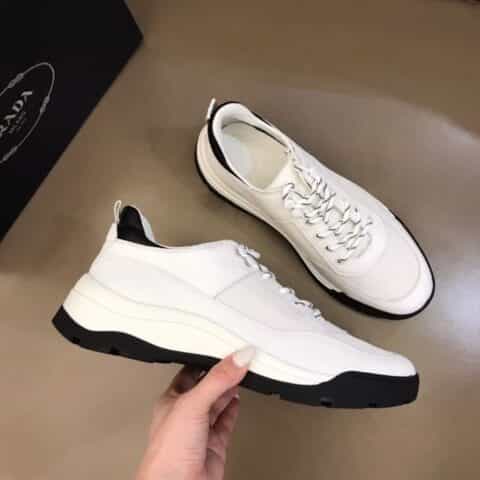 PRADA/普拉达   2021新款系带尼龙布鞋面休闲运动鞋