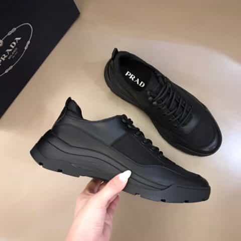 PRADA/普拉达   2021新款系带尼龙布鞋面休闲运动鞋
