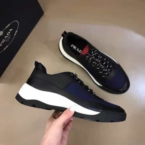 PRADA/普拉达   2021新款系带尼龙布鞋面休闲运动鞋
