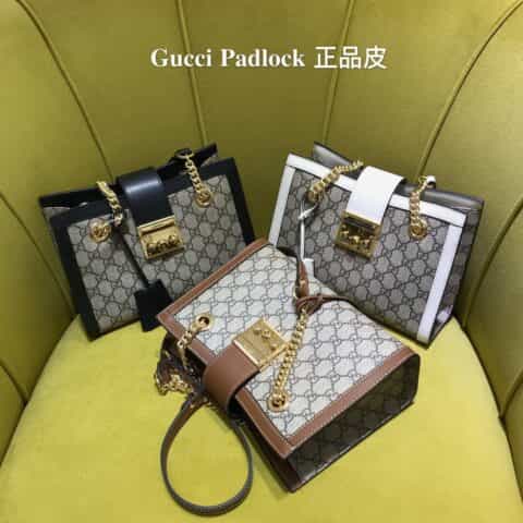 Gucci Padlock系列小号GG肩背包 498156