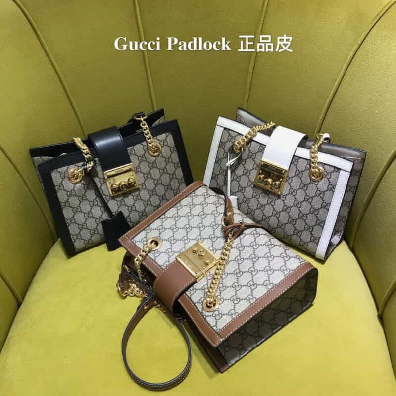 Gucci Padlock系列小号GG肩背包 498156