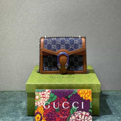 Gucci Denim 牛仔蓝酒神包 421970 2KQFN 4483