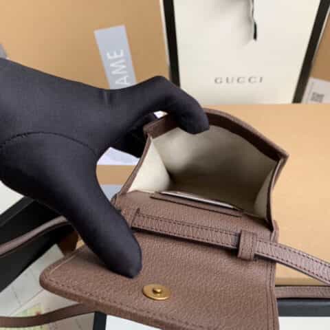 Gucci Ophidia系列GG迷你手机包 625757 96IWT 8745