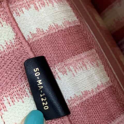 Dior 粉色条纹Book Tote bag 36CM