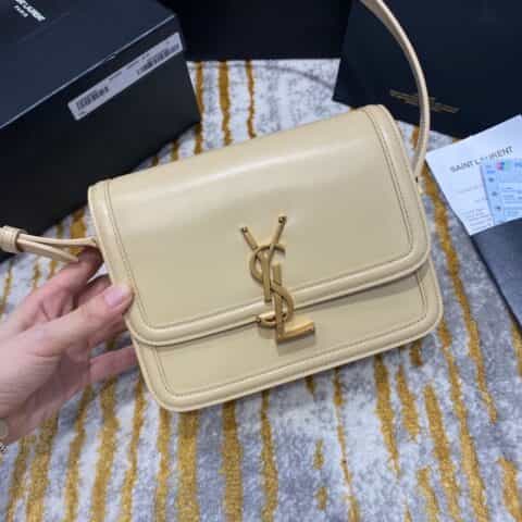 Saint laurent Ysl Solferino Box bag 634306杏色