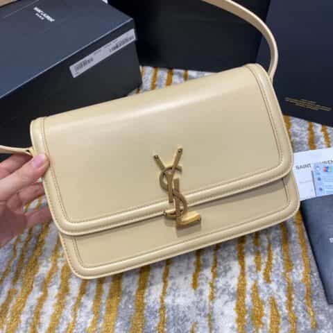 Saint laurent Ysl Solferino Box bag 634305杏色
