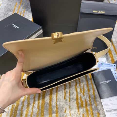 Saint laurent Ysl Solferino Box bag 634305杏色