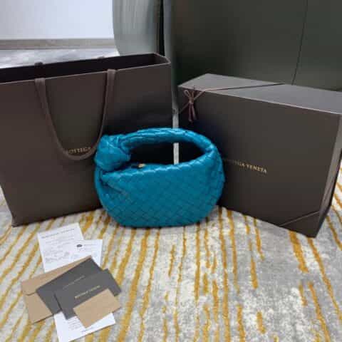Bottega Veneta葆蝶家 Mini Jodie Bag 609409野鸭绿