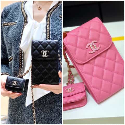 Chanel 2021ss手机包+耳机包二合一 AP2033