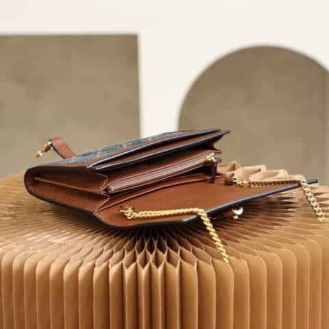Gucci Jackie 1961 chain wallet Bag ‎652681牛仔蓝