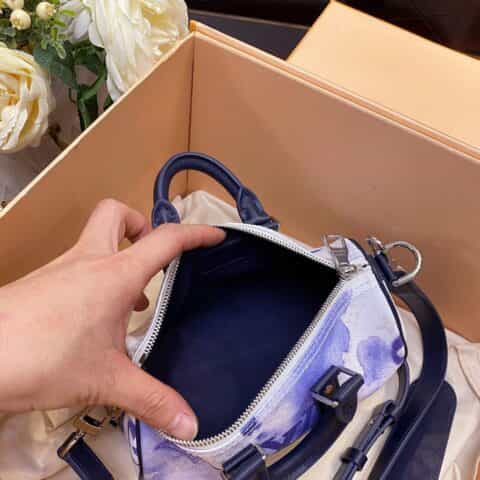 Louis Vuitton LV Keepall XS 渲染水彩手提斜挎包 M45761