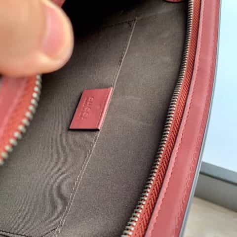 Gucci Bloom天竺花卉老印花手拿包 430268