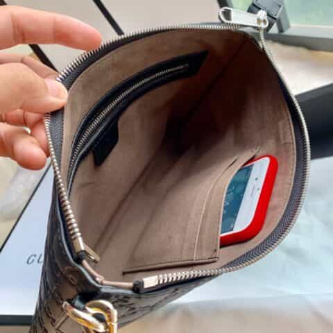 Gucci 压花手拿包 473881